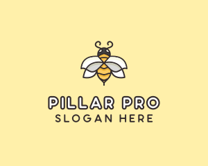 Yellow Honey Bee  logo design