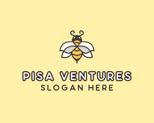 Yellow Honey Bee  logo design