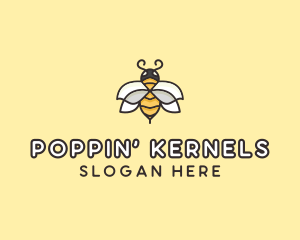 Yellow Honey Bee  logo design