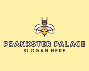 Yellow Honey Bee  logo design