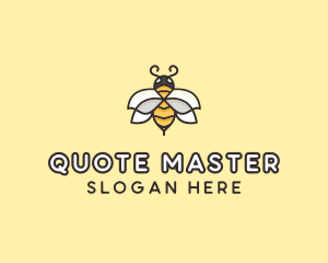 Yellow Honey Bee  logo design