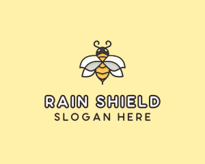 Yellow Honey Bee  logo design