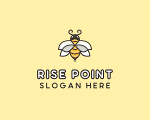 Yellow Honey Bee  logo design