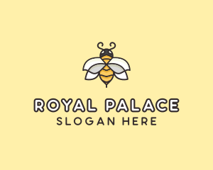 Yellow Honey Bee  logo design