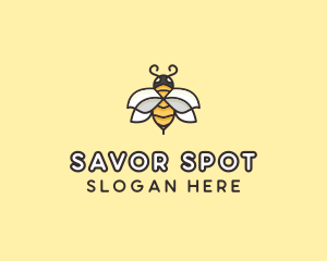 Yellow Honey Bee  logo design