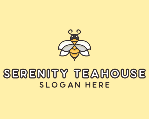 Yellow Honey Bee  logo design