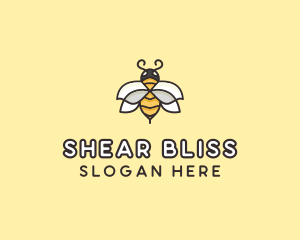 Yellow Honey Bee  logo design