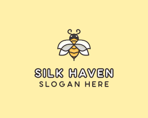 Yellow Honey Bee  logo design