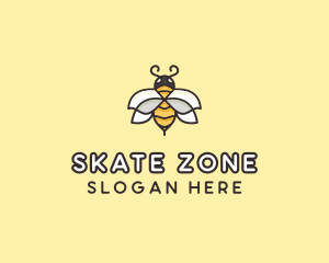 Yellow Honey Bee  logo design