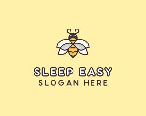 Yellow Honey Bee  logo design