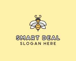 Yellow Honey Bee  logo design