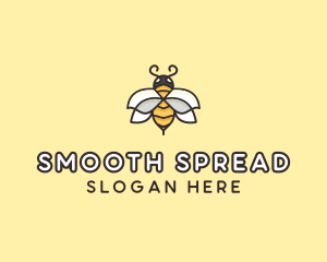 Yellow Honey Bee  logo design