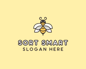 Yellow Honey Bee  logo design