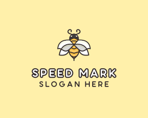 Yellow Honey Bee  logo design