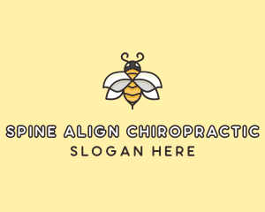 Yellow Honey Bee  logo design