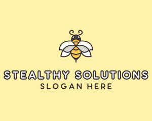 Yellow Honey Bee  logo design