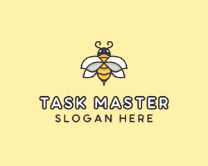 Yellow Honey Bee  logo design