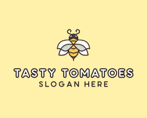 Yellow Honey Bee  logo design