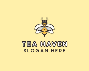 Yellow Honey Bee  logo design