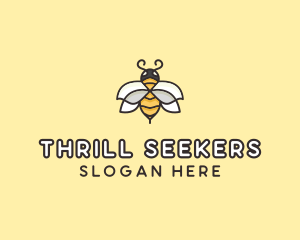 Yellow Honey Bee  logo design