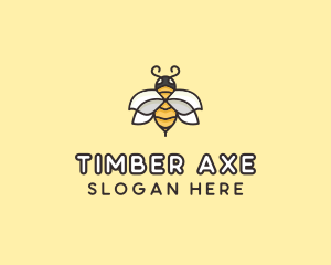 Yellow Honey Bee  logo design