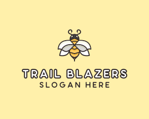 Yellow Honey Bee  logo design