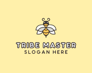 Yellow Honey Bee  logo design