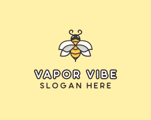 Yellow Honey Bee  logo design