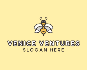 Yellow Honey Bee  logo design