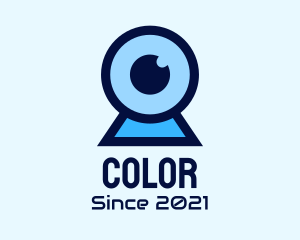 Meeting - Blue Digital Webcam logo design