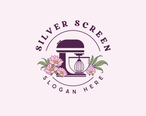 Mixer - Floral Baking Mixer logo design