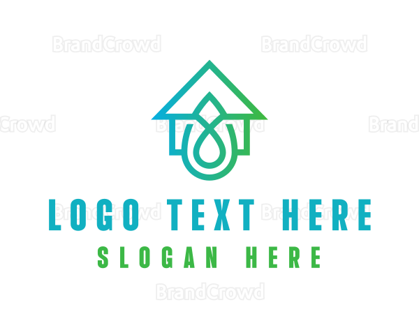 Gradient Droplet Home Logo