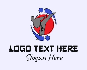 Fighter - Karate Martial Arts logo design