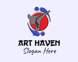 Karate Martial Arts logo design