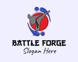 Fight - Karate Martial Arts logo design