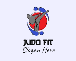 Judo - Karate Martial Arts logo design