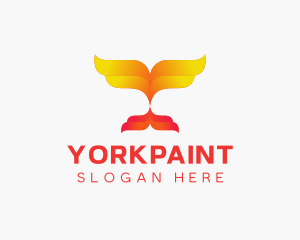 Digital Wings Letter Y  logo design