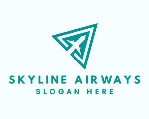 Airliner - Arrow Aircraft Travel logo design