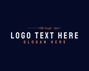 Typographic - Professional Simple Company logo design
