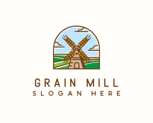 Farm Flour Mill logo design