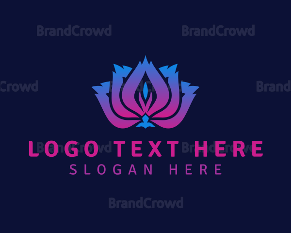 Lotus Flower Wellness Logo