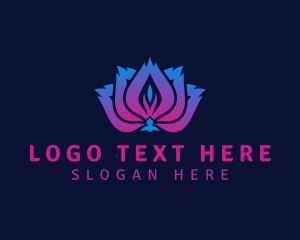 Lotus Flower Wellness Logo