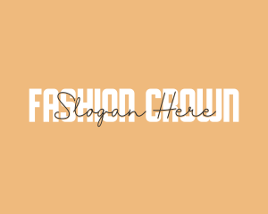 Fashion Designer Boutique logo design