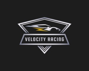 Lightning Sports Car logo design