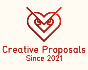 Proposal - Lovely Heart Owl logo design