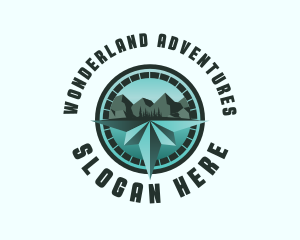 Mountaineer Compass Travel logo design