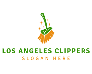 Sparkling Cleaning Broom Logo