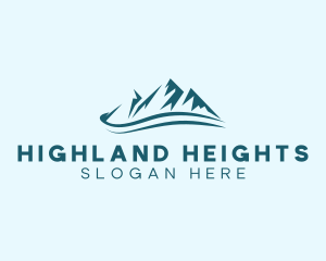 Mountain Alpine Camping  logo design