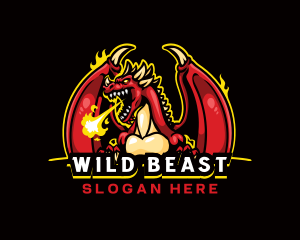 Dragon Gaming Beast logo design