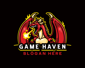 Gaming - Dragon Gaming Beast logo design